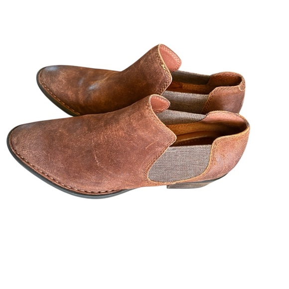 BORN  Rustic Brown Leather Loafers DALLIA SLIP ON ANKLE BOOT
SIZE 8B - Picture 11 of 11